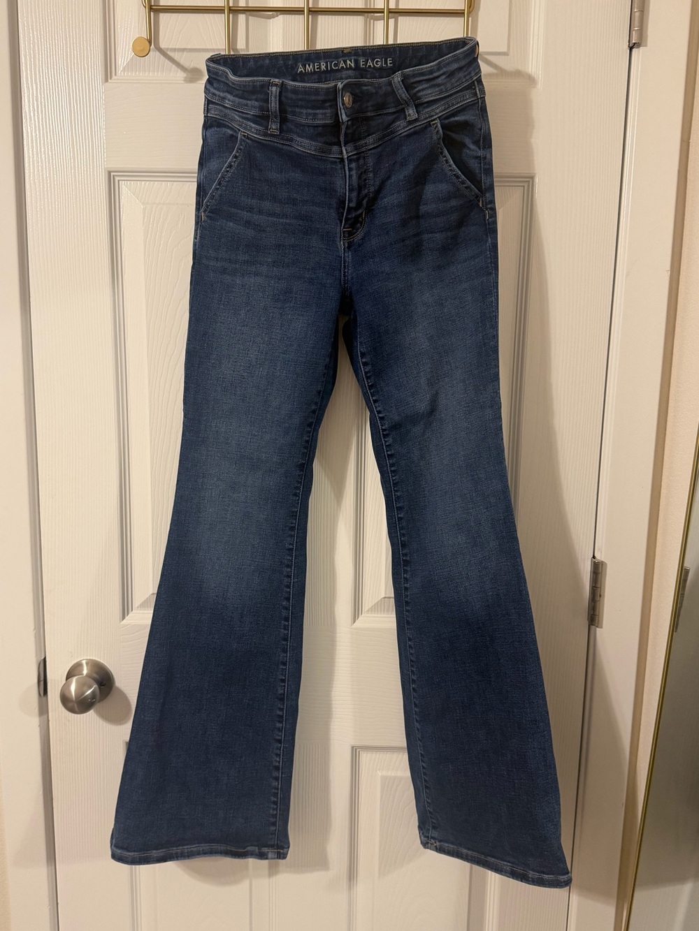 American Eagle Next Level Super High-Waisted Flare Jeans